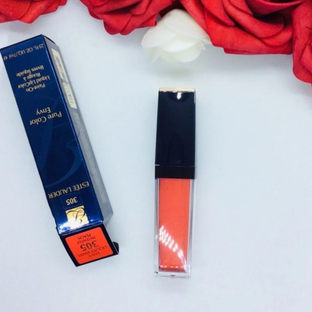 New Estée Lauder Pure Color Envy Liquid Vinyl Lip Color - 305 Patently Peachy